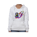 Graffiti hoodie oldskull Oldskull涂鸦连帽卫衣 女