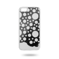黑白躁动-躁动波点 iPhone 5/5s 贴片彩印（光亮白色）