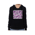 Graffiti hoodie oldskull Oldskull涂鸦连帽黑色卫衣 女