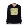 Graffiti hoodie oldskull Oldskull涂鸦连帽黑色卫衣 女